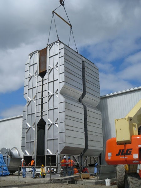 Custom Manufactured Cooling Tower Heat Exchangers for a Building Supply Manufacturer